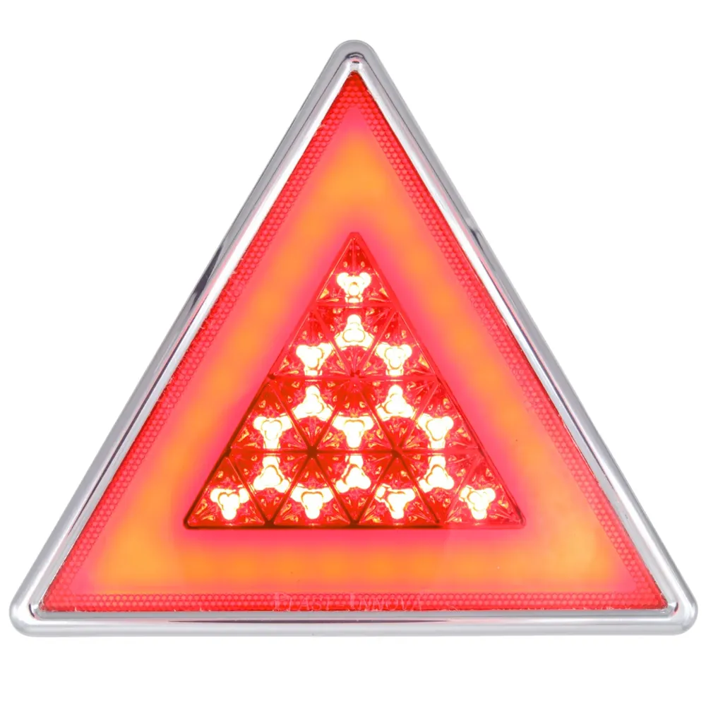 Stop Triangulo Halo Cromado